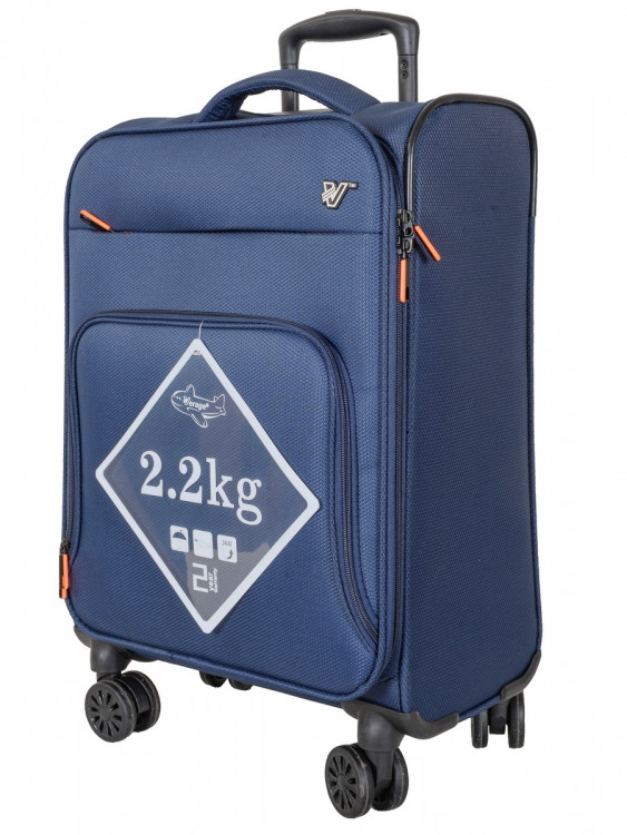 Чемодан GM21007W blue 18,5" (4к) текстиль