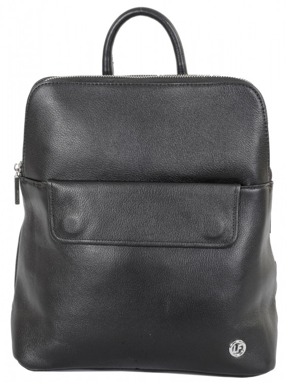 Рюкзак LF H-8410 black жен. нат.кожа