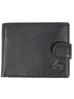 Кошелек FL 168-83 black муж. нат.кожа