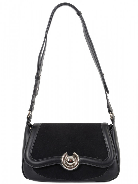 Сумочка EF 1419 black жен. иск.кожа+иск.замша