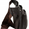 Сумка TD 1822 black муж. поясная иск.кожа