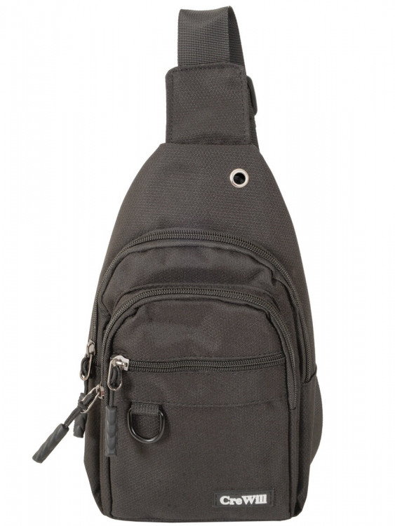 НС Рюкзак CW 8359 black молодежн. однолямочный текстиль