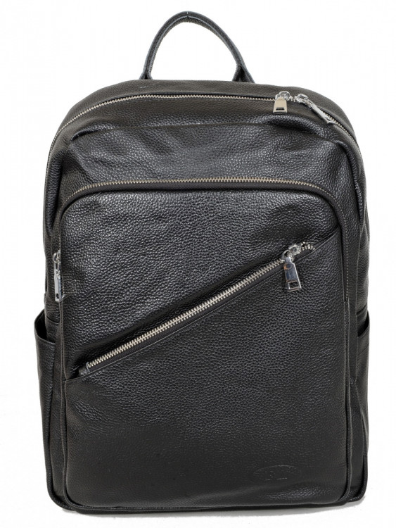 Рюкзак FL 68003 black нат.кожа