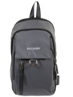 Рюкзак FD 6054 grey молодежн. однолямочный текстиль