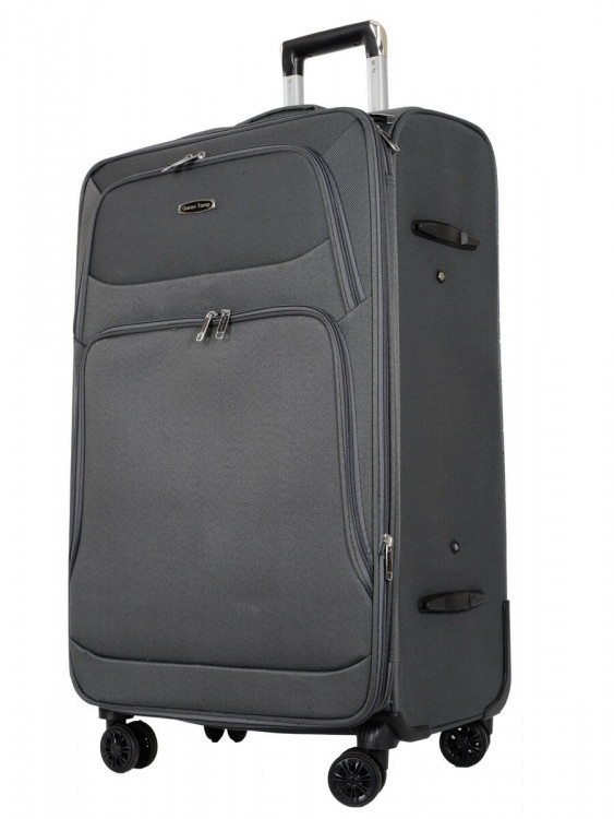 Чемодан GT GZ8002 dr.grey 28" (4к) текстиль