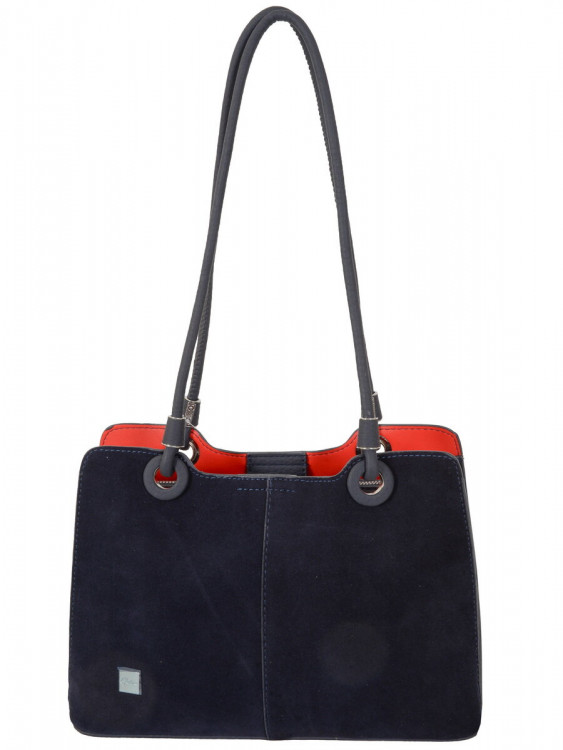 НС Сумка EF 70368 navy жен. иск.кожа+нат.замша