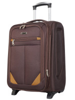 Чемодан GT e4p2/28 brown+camel 20" (2к) текстиль